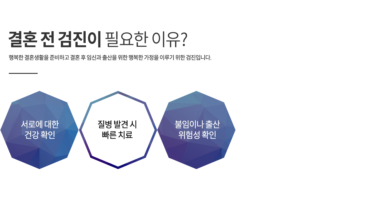 결혼과임신준비검진을하는이유