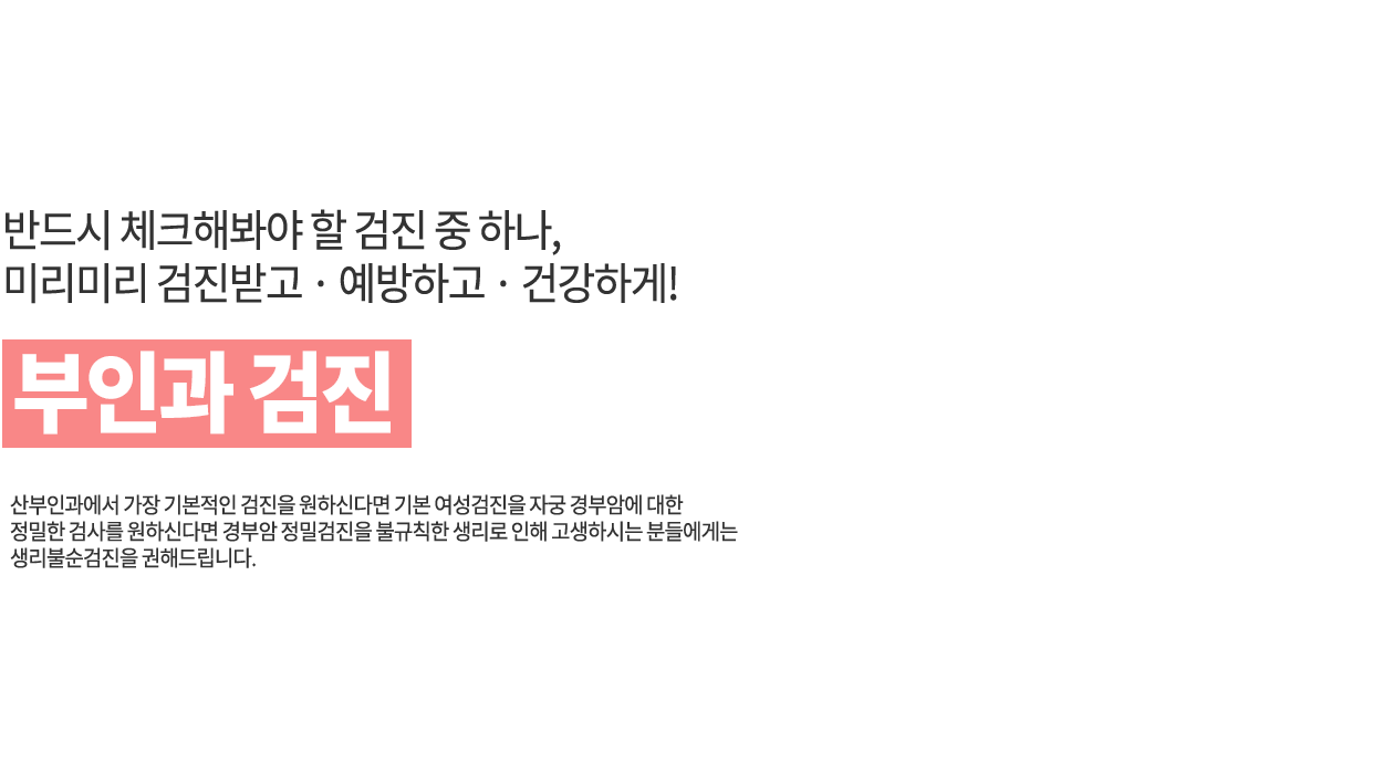 부인과 검진